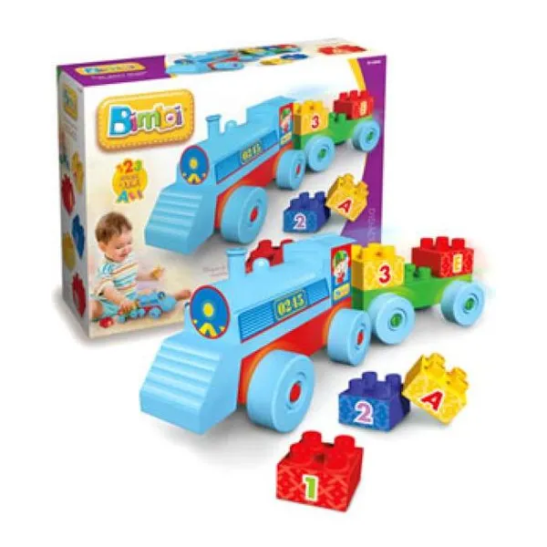 Bimbi tren didáctico bloques