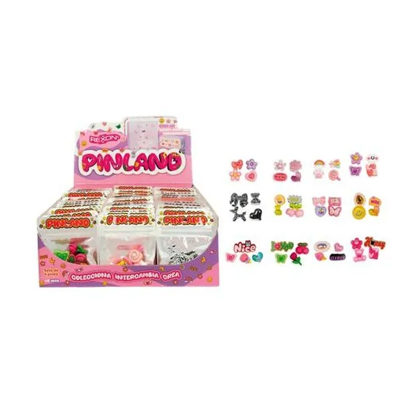 Set de pines bolsa x4 unidades modelos surtidos rexon