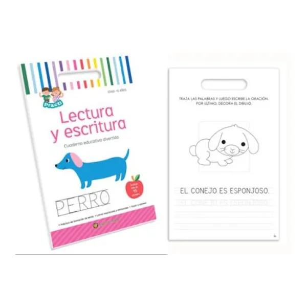 Lectura y escritura practi cuaderno educativo divertido