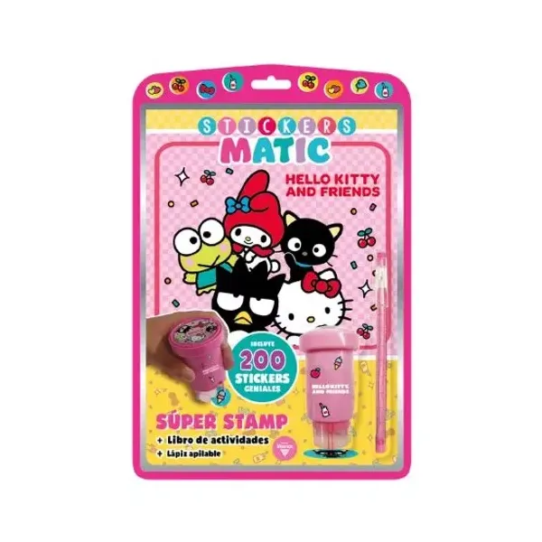 Blister editorial vertice stickers matic hello kitty & friends