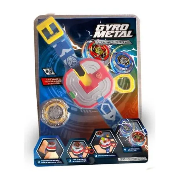 Gyro metal trompo watch spin