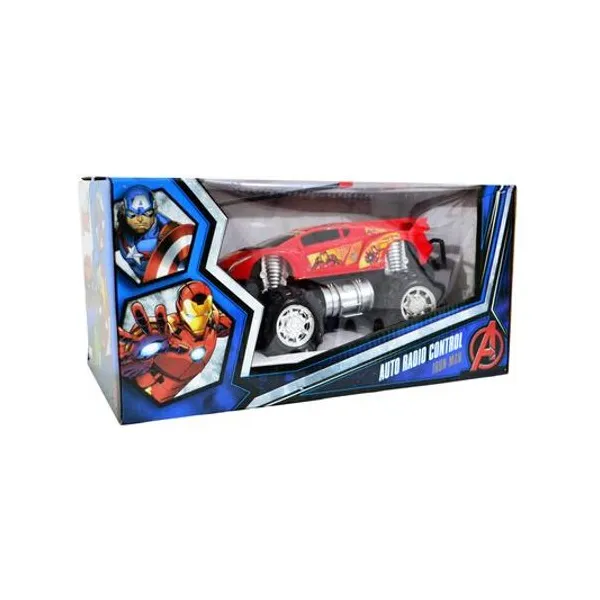 Camioneta a radio control iron man en caja 32x16x18 cm