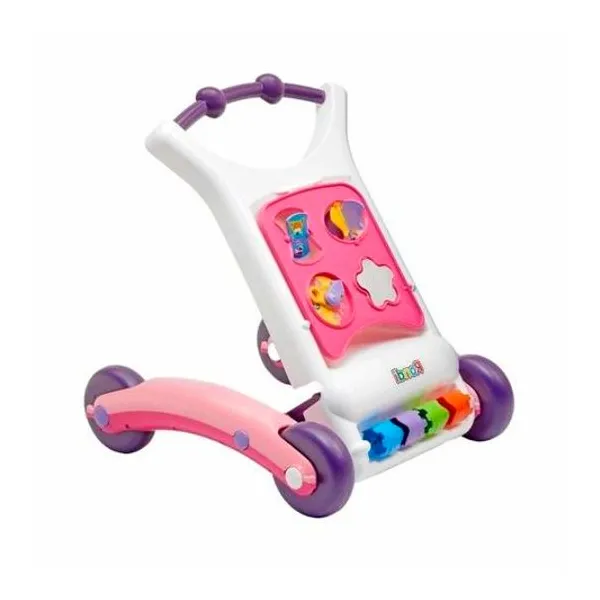 Caminador first steps rosa 45x41x36 cm rondi