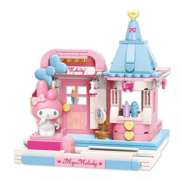 Hello kitty playset 24 cm sanrio street "heladería