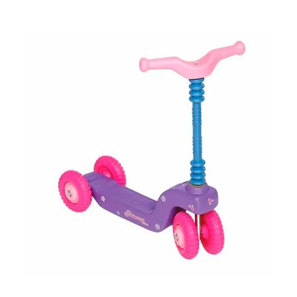 Monopatin plástico quickly princesa 63x25x65 cm vegui -