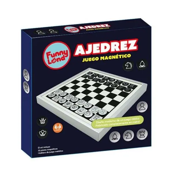 Juego de ajedrez magnético 25 cm