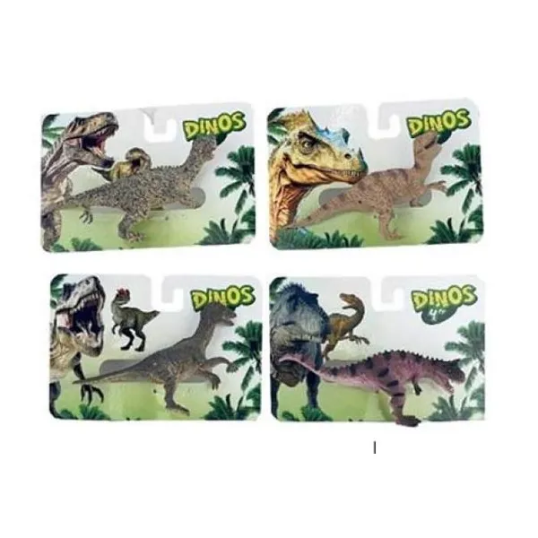 Dinosaurios de goma en tira de impulso 10 cm