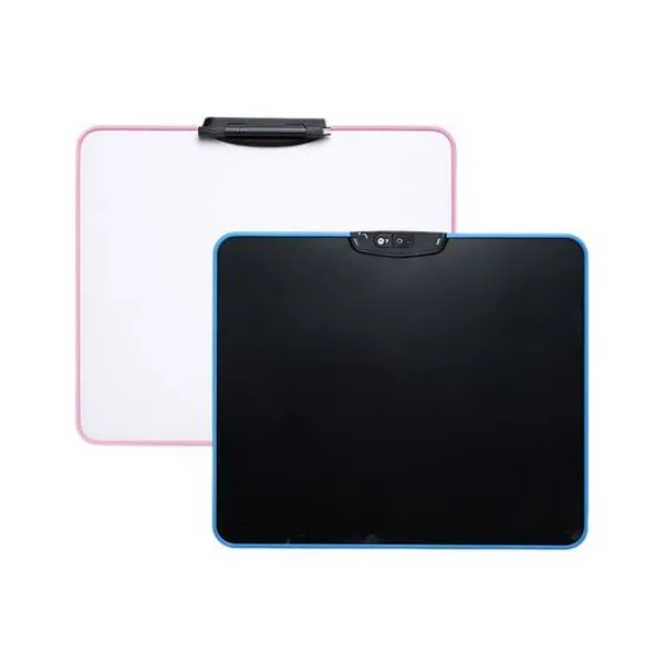 Pizarra doble lcd/blanca carga usb 33x25 cm x1 colores surtidos