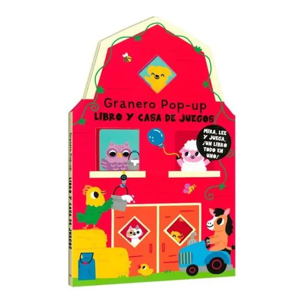 Libro casa granero con pop up