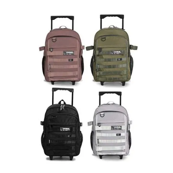 Mochila carro army 17" black, tierra, militar y gray