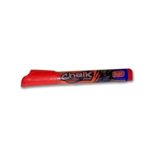 Marcador trabi chalk glass (tiza) para red.6 mmfluo rojo