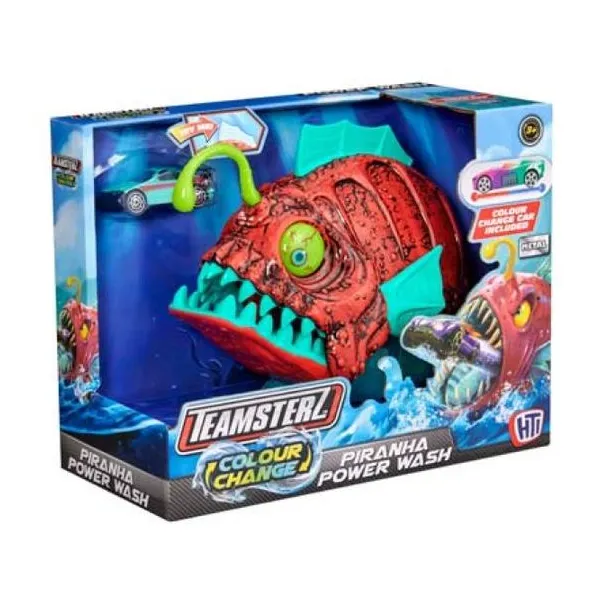 Teamsterz piranha power wash lanzador + 1 vehiculo colour change