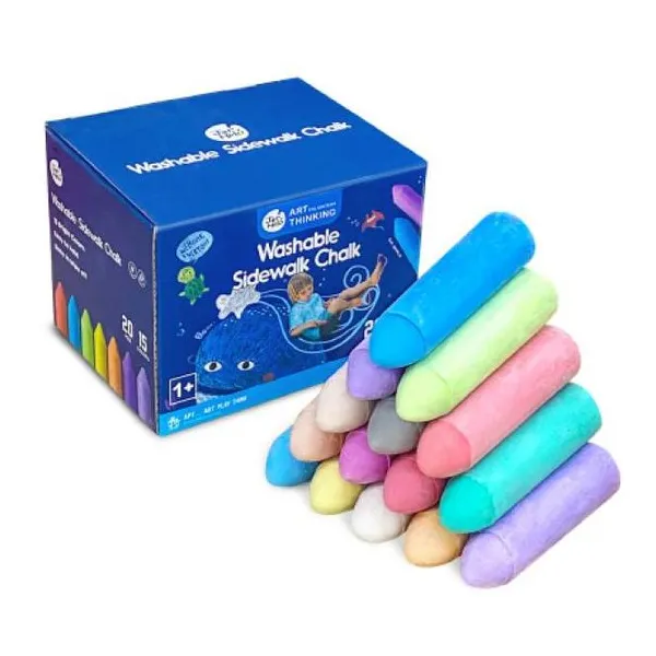 Jarmelo - pack x15 tiza lavable colores surtidos