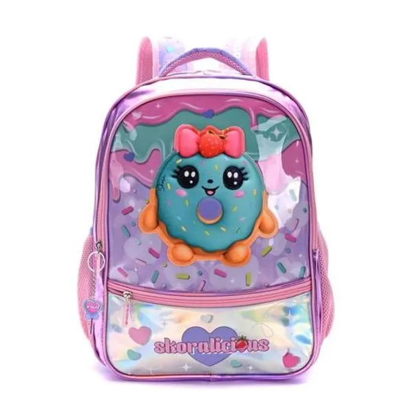 Mochila 18" espalda kawaii donut 3d Skora