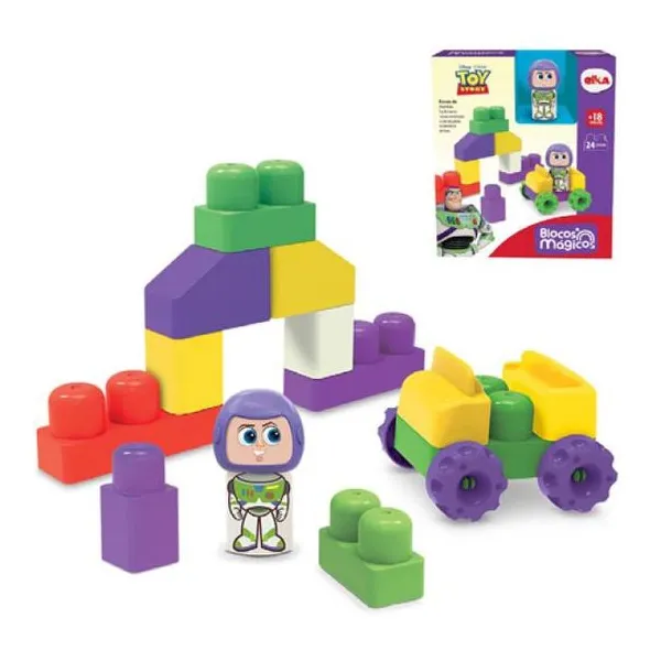 Bloques mágicos buzz lightyear. set de bloques de construcción inspirado en toy