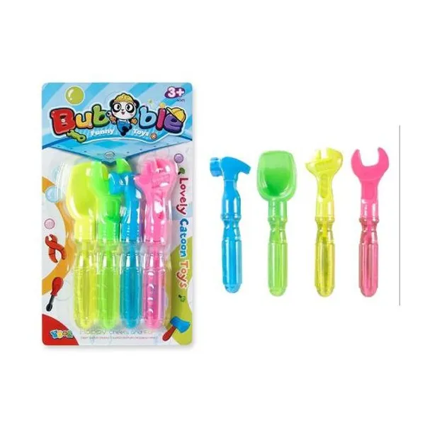 Burbujero herramientas set x4 en blister 15x27 cm