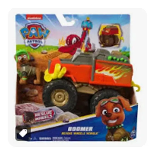 Paw Patrol - pup squad racers rescue wheels mini vehiculo con figura