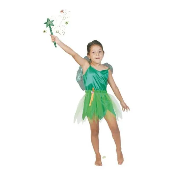 Hada verde con alas - talle 4