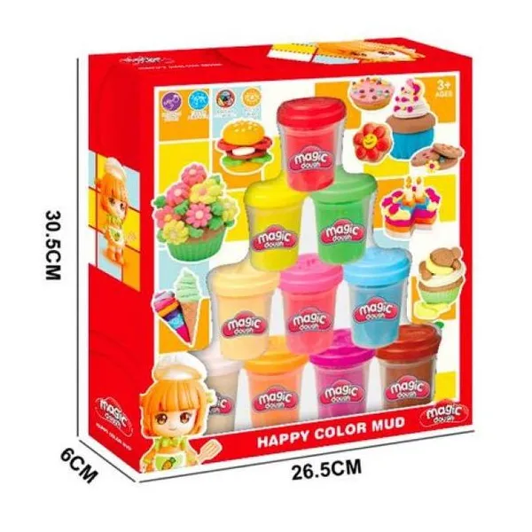 Set de masas pastelería. 10 piezas.