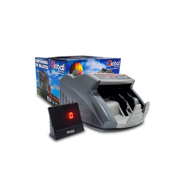 Contadora de billetes global 220v.