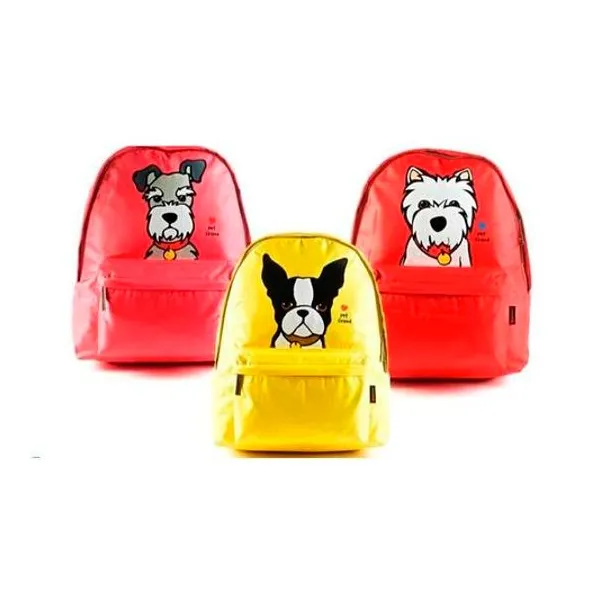 Mochila 16" espalda pet friends wabro