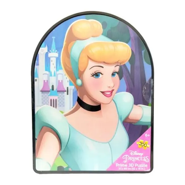 Puzzle 3d cinderella en lata x200 pcs