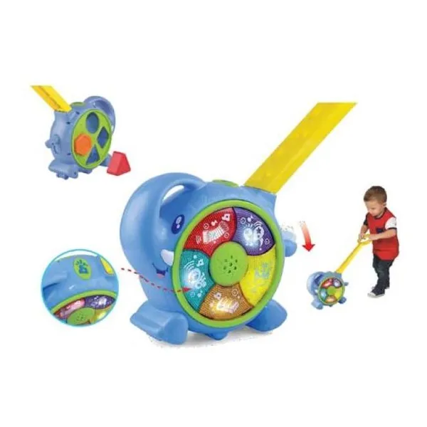 Happy kids musical push elephant