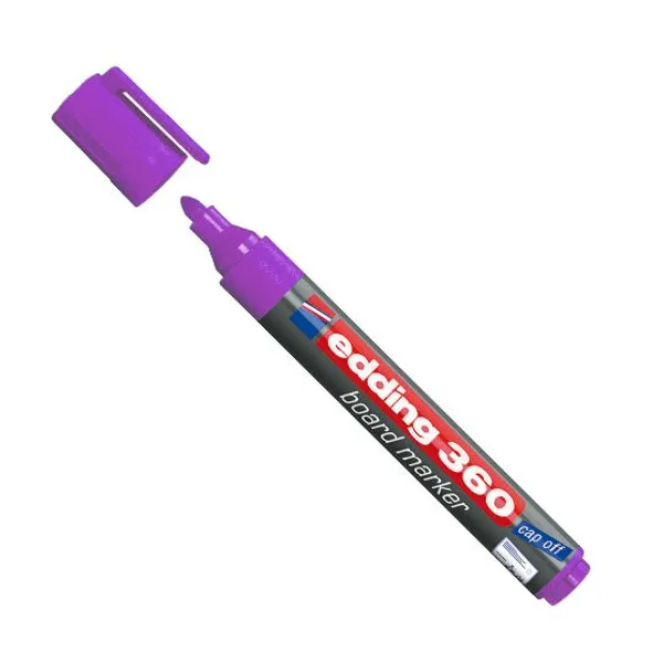 Marcador Edding e 360 para pizarra para red.violeta con plast.