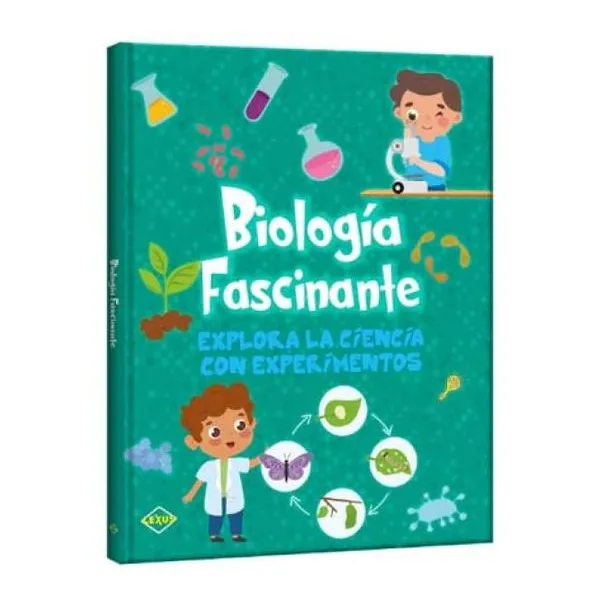 Biologia fascinante 21 x28 cm tapa dura con estampado. 34 páginas