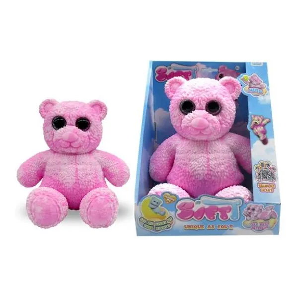 Muñeco soft t oso de goma- stretch e interior de felpa deluxe 28 cm