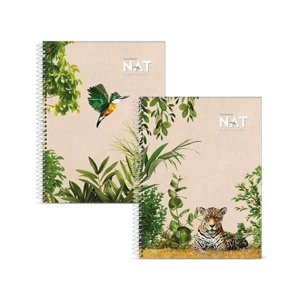 Cuaderno espiral a4 Ledesma nat a4 t/flexible 70 hs.punteado