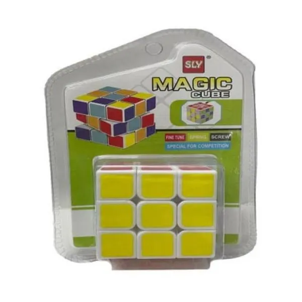 Cubo mágico brilla en la oscuridad.