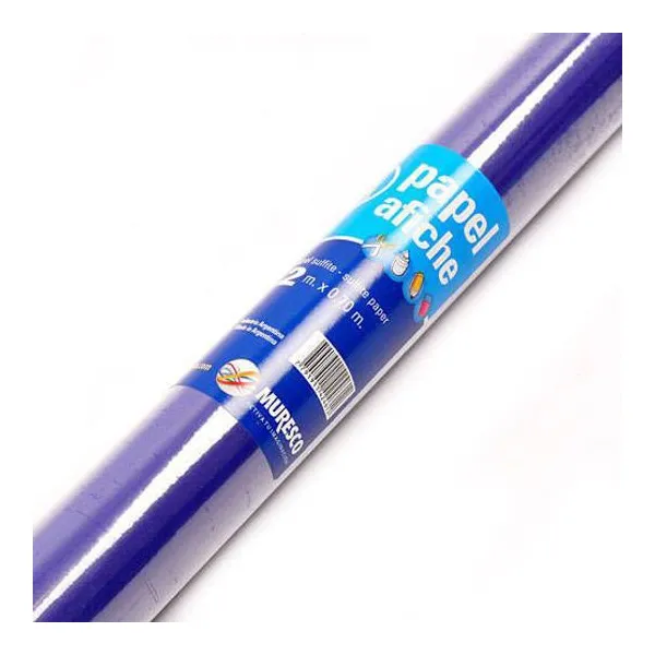 Papel afiche Muresco azul rollo x2 mts