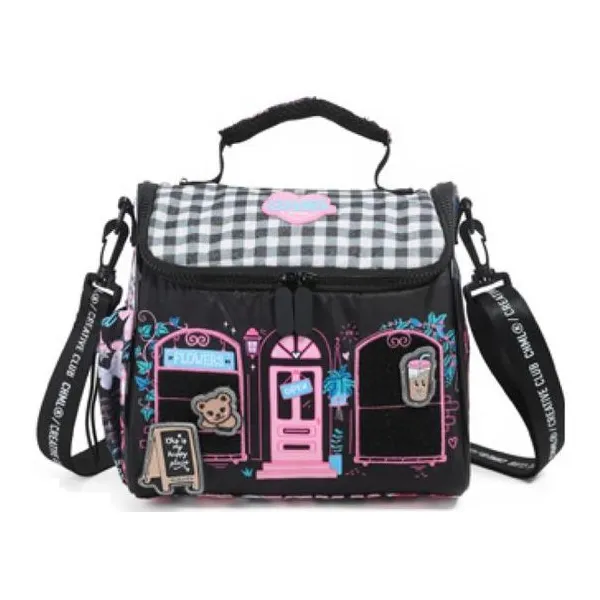 Lunchera my house collection black 24 23 cm