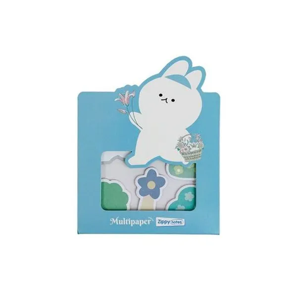 Set de notas autoadhesivas y señaladores mini bosque 120h blister 13x19 cm multipaper - zn
