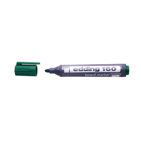 Marcador Edding e 160 para pizarras verde con plast.