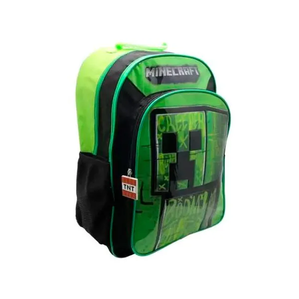 Mochila 18" espalda minecraft Cresko