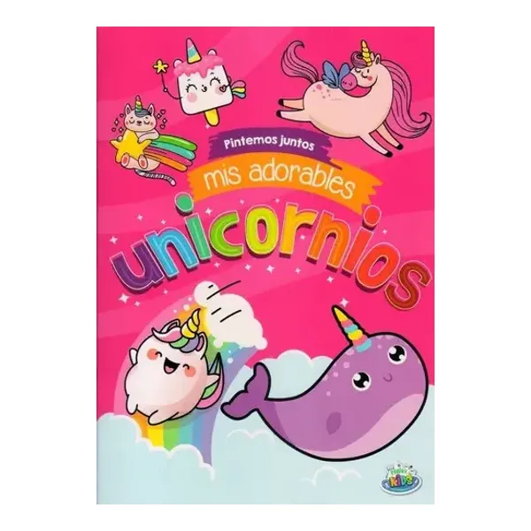 Mis adorables unicornios. pintemos juntos