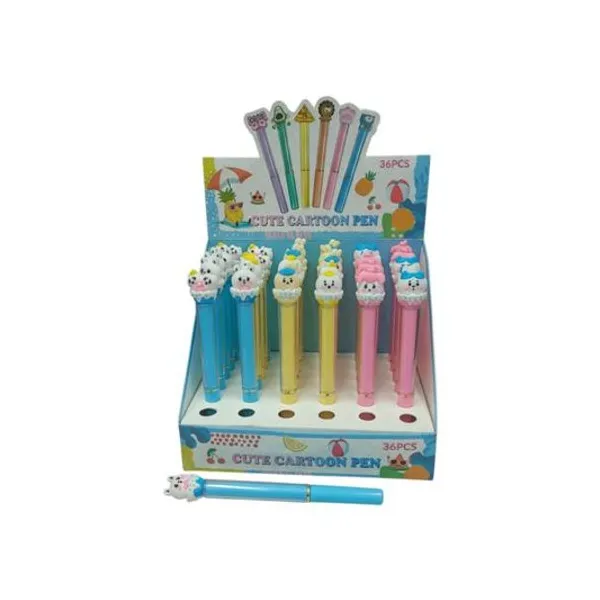 Bolígrafo azul 0.7 mm kawaii x1 modelos surtidos