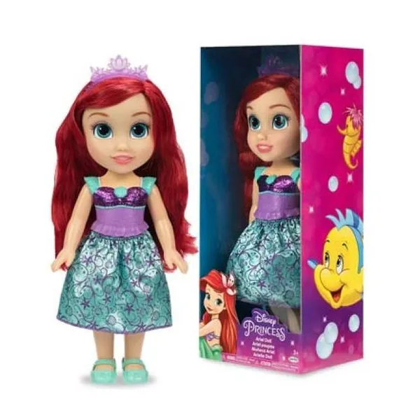 Muñeca princesa ariel super premium 40 cm full fashion.