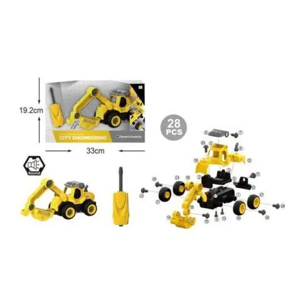 Diy surtido amarillo con sonido 4 modelos