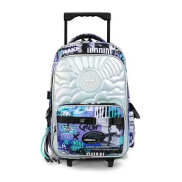 Mochila carro trama relieve 18" art life