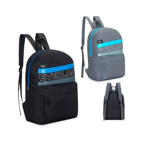 Mochila 17" espalda combinada x unidad colores surtidos everlast