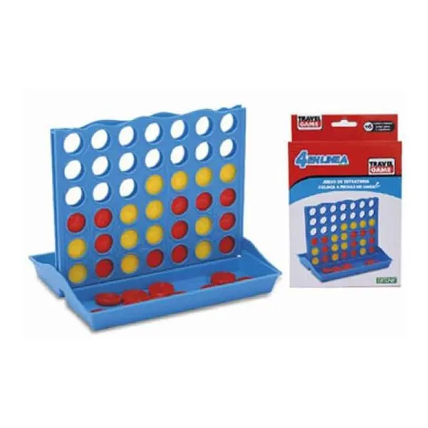 4 en linea travel game caja 15x23x4,5 cm