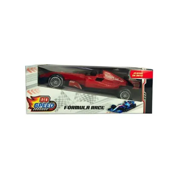 Auto formula 1 a friccion con luz en caja 28x11x11 cm modelos surtidos