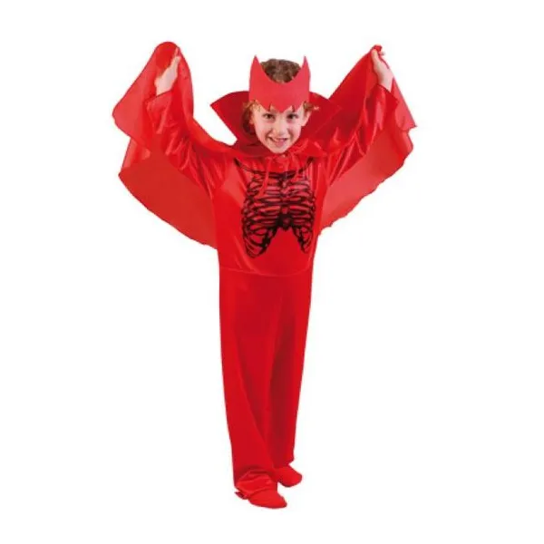 Diablito con vincha y capa - talle 4