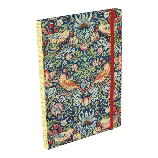 William morris - strawberry thief a - a5 notebook