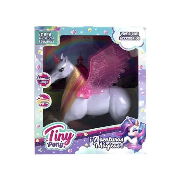 Unicornio para peinar Tiny en caja 23x20x6 cm