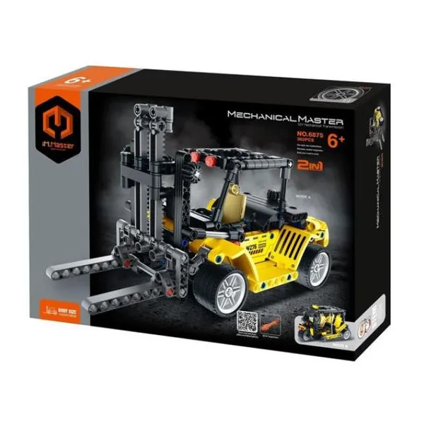Im master bloques para armar grua elevadora y auto a friccion - 2 en 1 - 302 p
