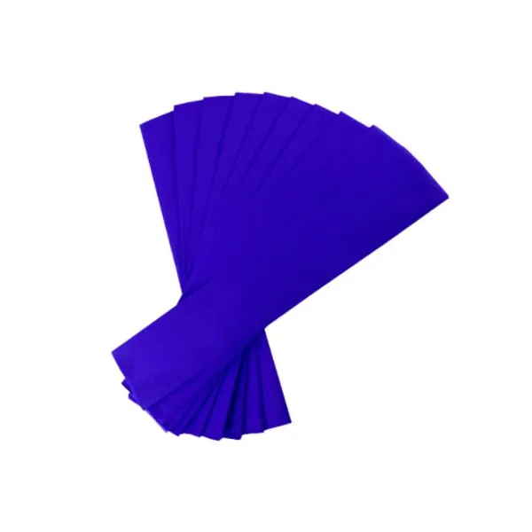 Papel crepe 50 x200 cmx 10 unid.azul